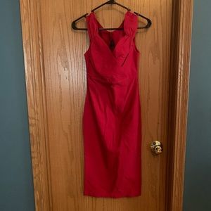 NWT (small defect) red wiggle dress